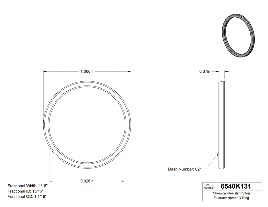 Technical drawing - 6540K131